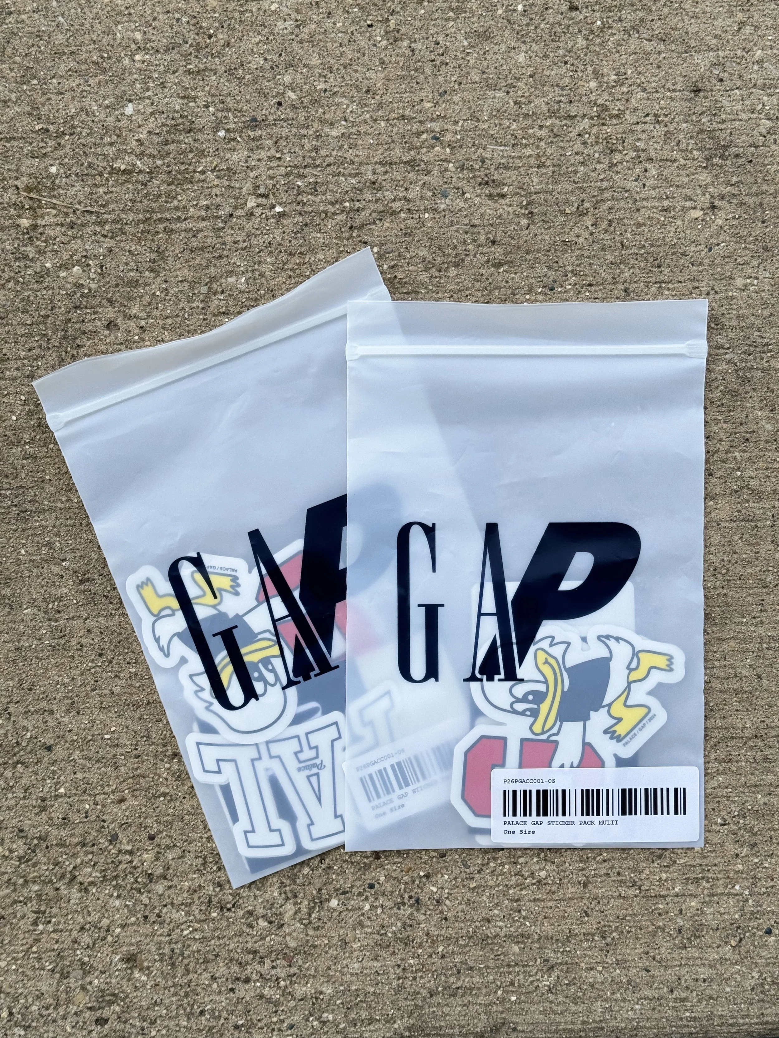 PALACE GAP STICKER PACK — STANDARD X FUTURE